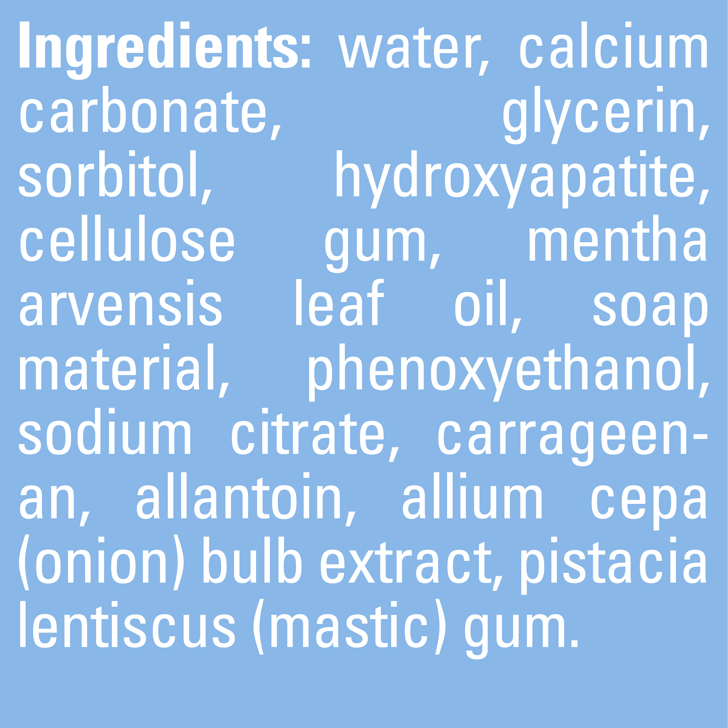 Supplement Label
